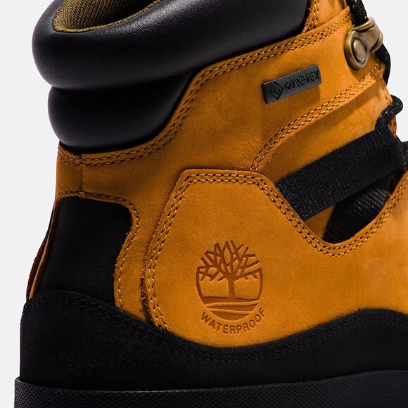 New Timberland GORE-TEX Waterproof Boots Vibram Wheat Black Nubuck Mens 10 - Picture 14 of 16